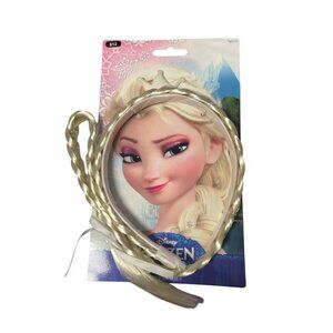 Disney Frozen Elsa Costume Braid Hairpiece With Tiara For Kids Age 3+